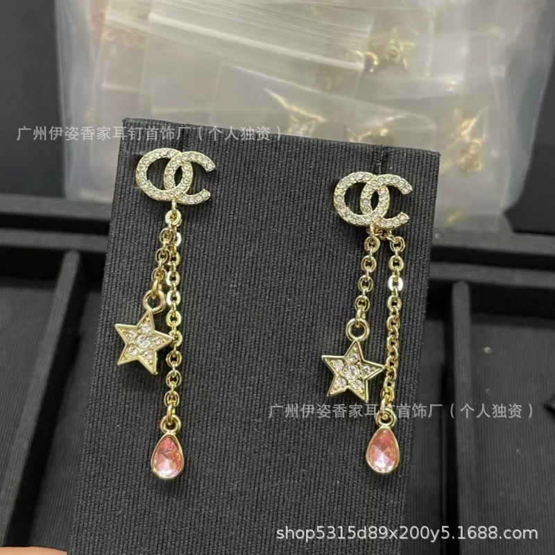 Сережки-перлы с буквами, аксессуар, стиль Chanel, высококачественный стиль, образец серебро 925