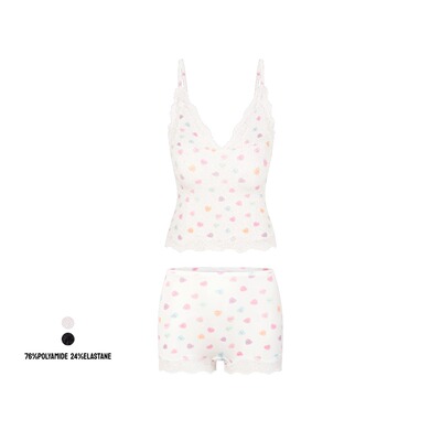 TriangleCami&BoyShort кружевные шорты-бретельки для коррекции фигуры, костюм с половиной груди SKIM*sexy