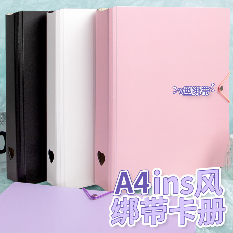 A4 Jiugongge Card Book Large Capacity Pony Polaroid Loose-leaf 3 "Polaroid Album Small Card Storage Collection