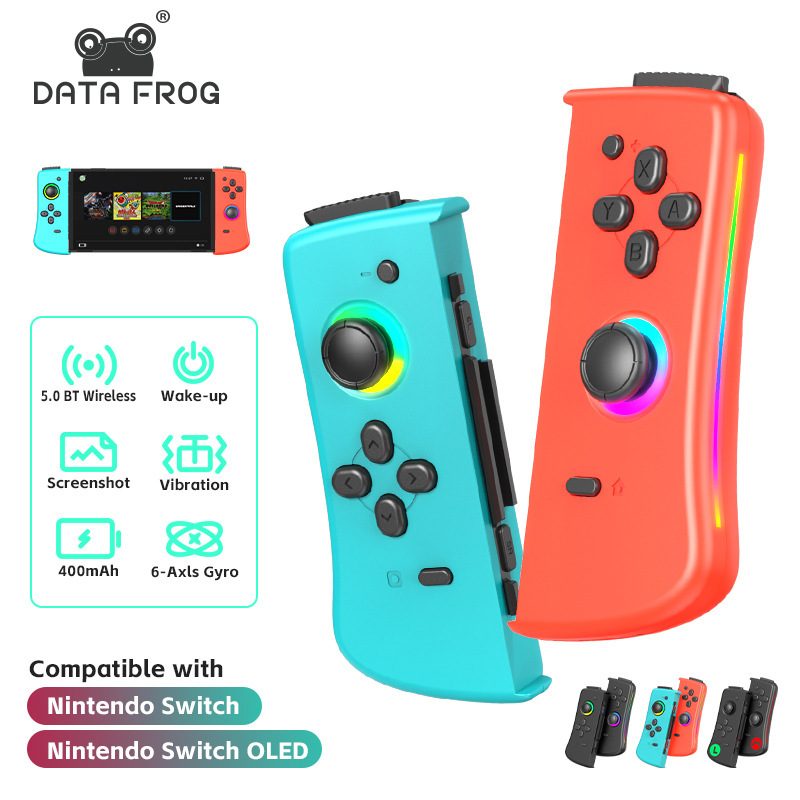 Suitable for Switch Left and Right Bluetooth Game Controllers with Wake-Up Vibration and Six-Axis Motion Sensing Joycon Controllers