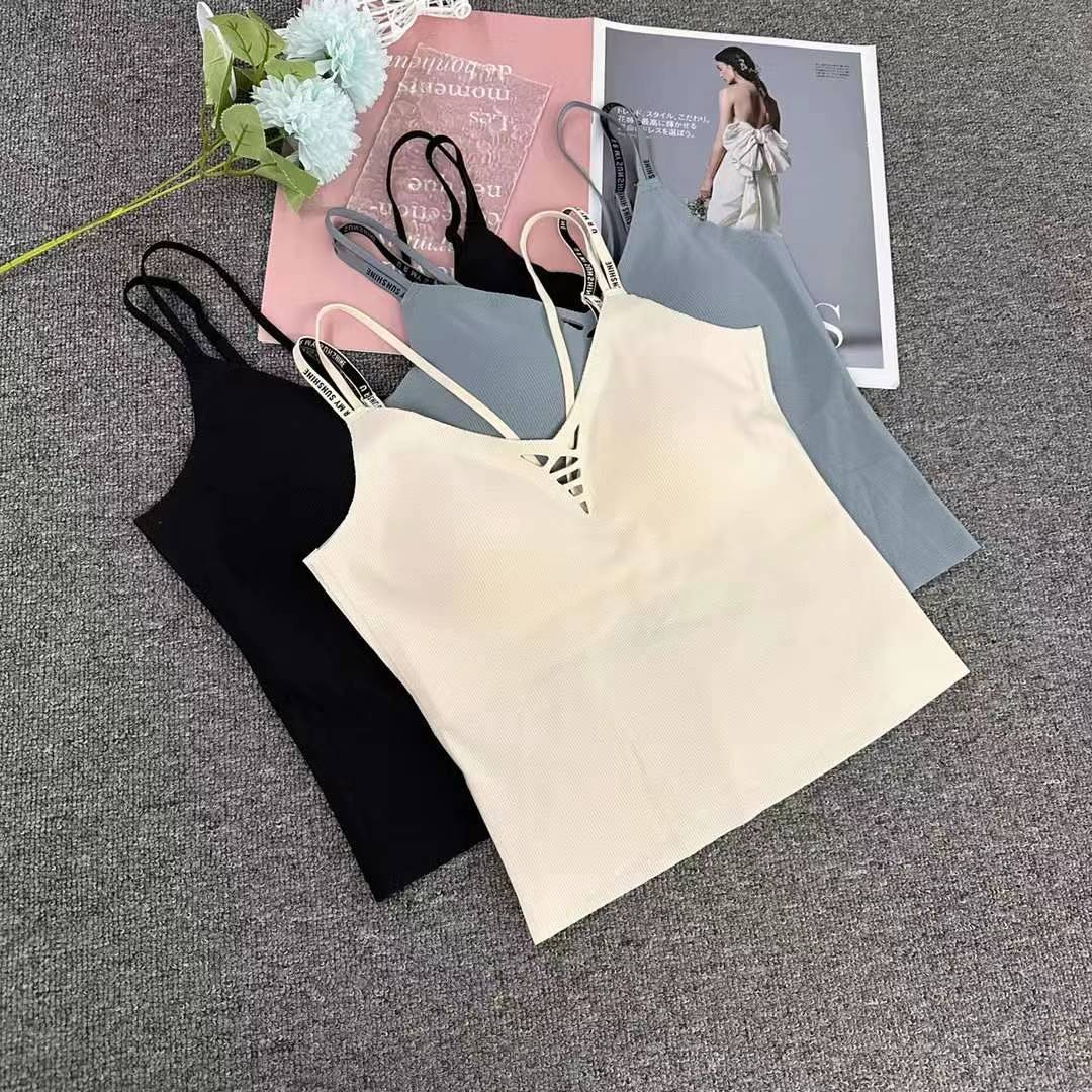 Nuevo cinturón sin marcas de alta calidad de belleza de espalda chaleco de mujer sin anillo de acero bra de yoga ropa interior deportiva mujer