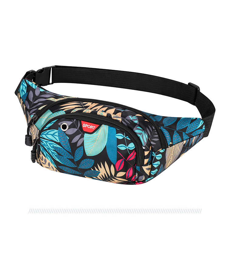 Creative, versatile, fashionable landscape pictures, women's running, cycling, crossbody and close-fitting waist bags, cross-border wholesale and distribution undefined
