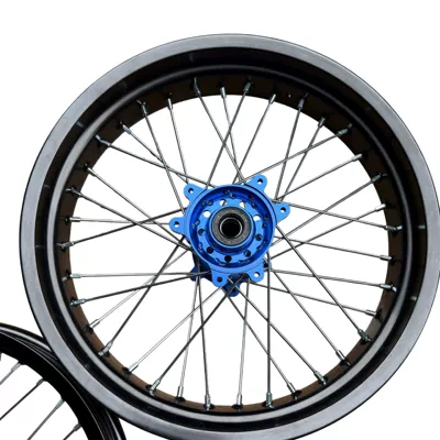 Motorcycle wheel hub – Suitable for Qiu Long Ji Feng - rear-wheel-hub-core-blue