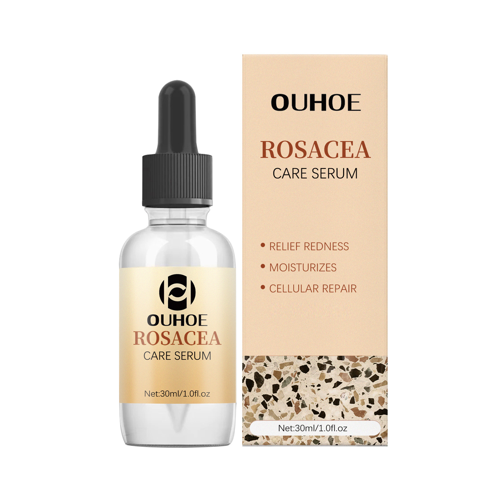 OUHOE Repair essence Repairs Skin Barrier, Lightens Facial Erythema Moisturizing Essential Oil_voghion.com