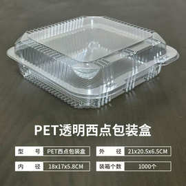 一次性pe水果盒透明果切盒超市生鲜打包盒蔬菜加厚吸塑盒子批发