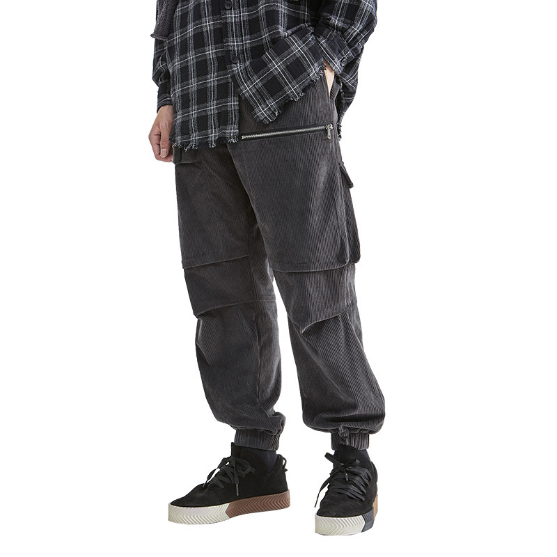 Herrenbekleidung Thai King Herrenbekleidung Tide Markenoveralls für Herren 2024 Herbst und Winter neue Herrenhosen Cordhosen für Herren_voghion.com