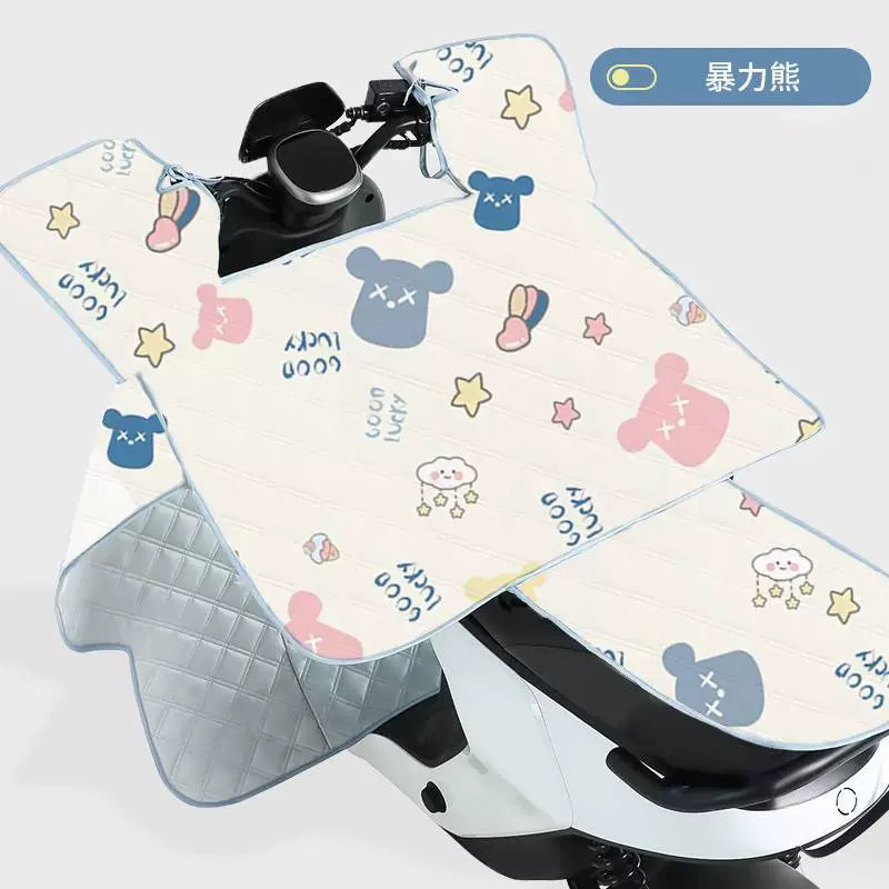 Windproof summer universal waterproof thin electric car, autumn