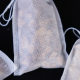 Disposable non-woven fabric 9*10cm drawstring tea bag slag filter bag Chinese medicine bag foot bath bag boiled meat marinade bag