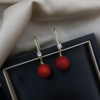 Fashionable earrings from pearl, internet celebrity, simple and elegant design