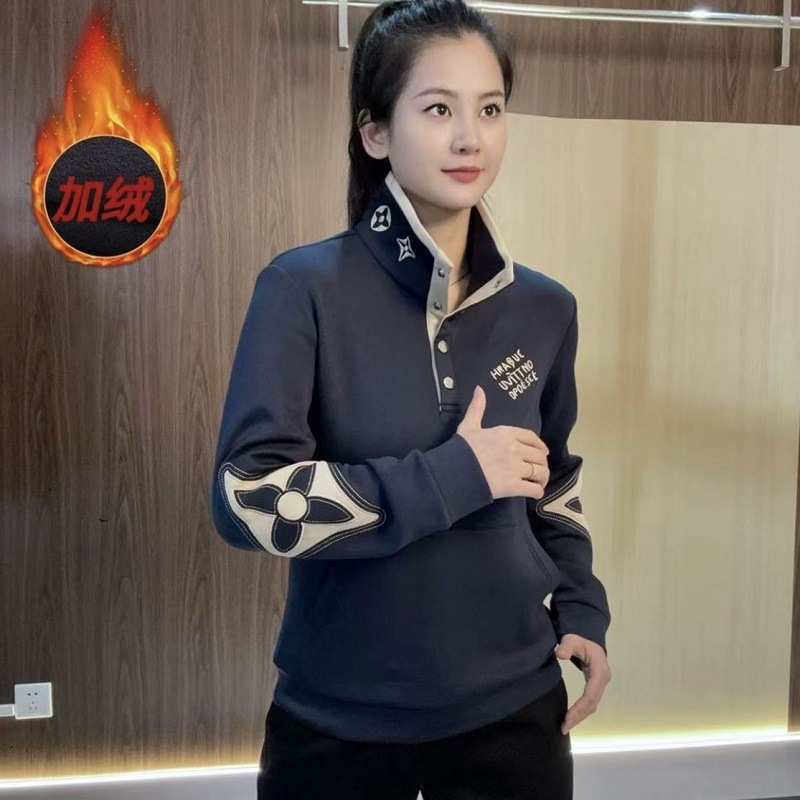 Fleece-Lined 2025 Men's Autumn and Winter New Casual Fashion Versatile Stand-Collar Sweatshirt Men's Clothing