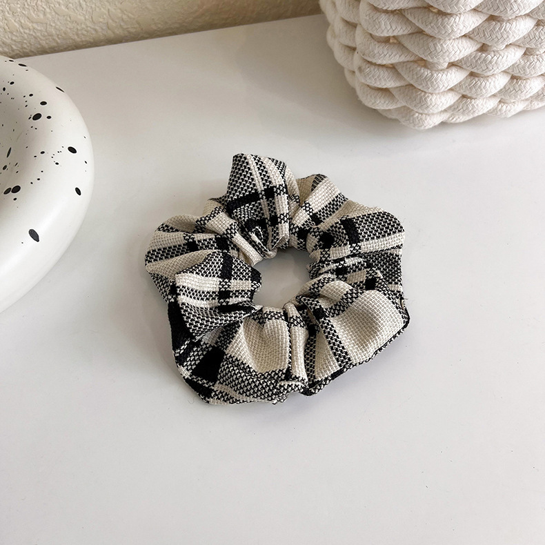 Women's Simple Style Plaid Cloth Hair Band Hair Tie display picture 13