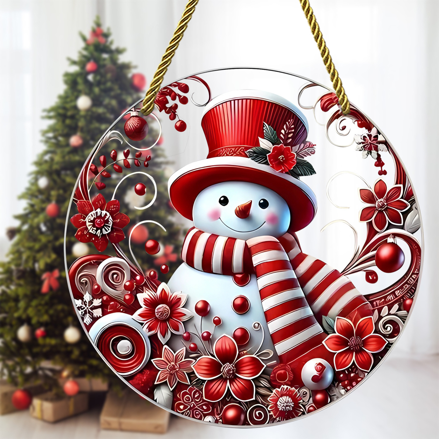 YK6019 빨간 눈사람