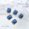 Japanese zirconium for manicure, crystal, nail decoration, light luxury style