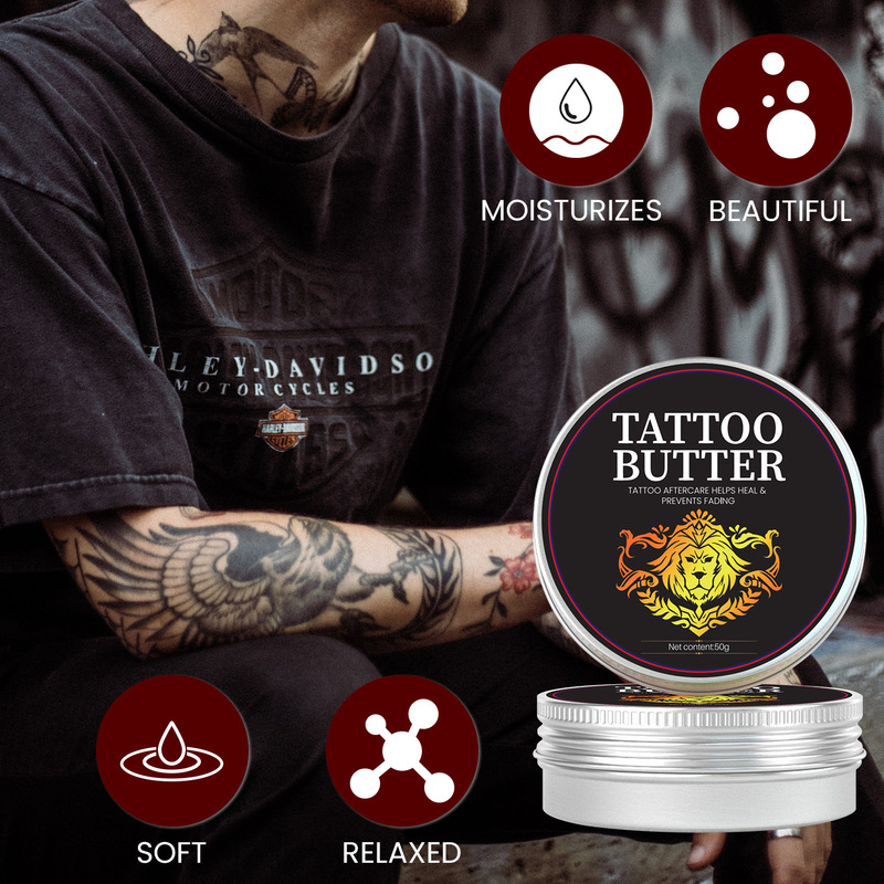 Cross-border foreign trade Tattoo cream Tattoo repair cream moisturizing color brightening lock color Tattoo skin care cream