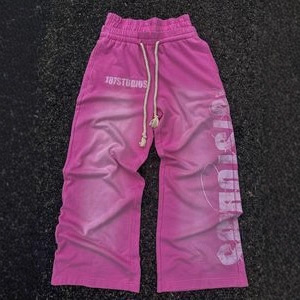 Europa y los Estados Unidos 2025 otoño y invierno Amazon corda impresión casual pantalones de callejera personalidad suelta moda hip-hop al por mayor