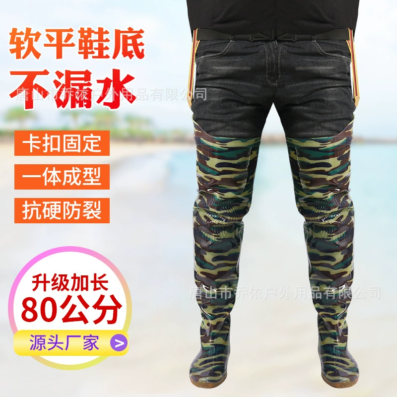 Обувь для посадки риса Сапоги для посадки риса Мужские и женские высокие ствольные рисовые поля Пэдди-полевая обувь Вода над коленом сухожилия Мягкая плоская обувь для воды Брод сапоги