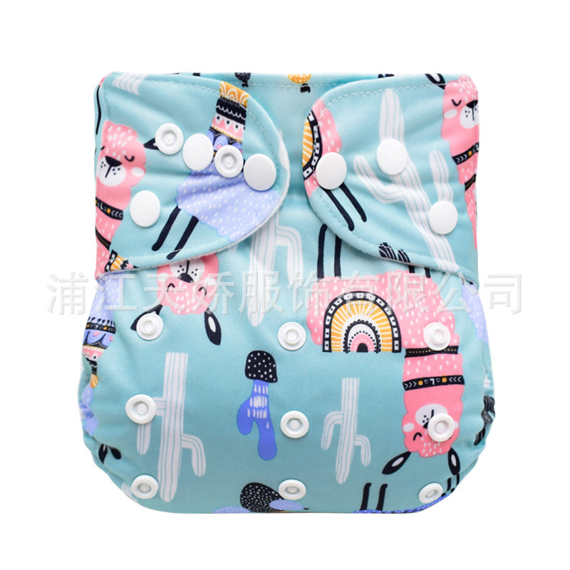 メーカークロスボーダー赤ちゃんおむつ洗える尿不湿通気性プリントトレーニングパンツcloth diaper|undefined