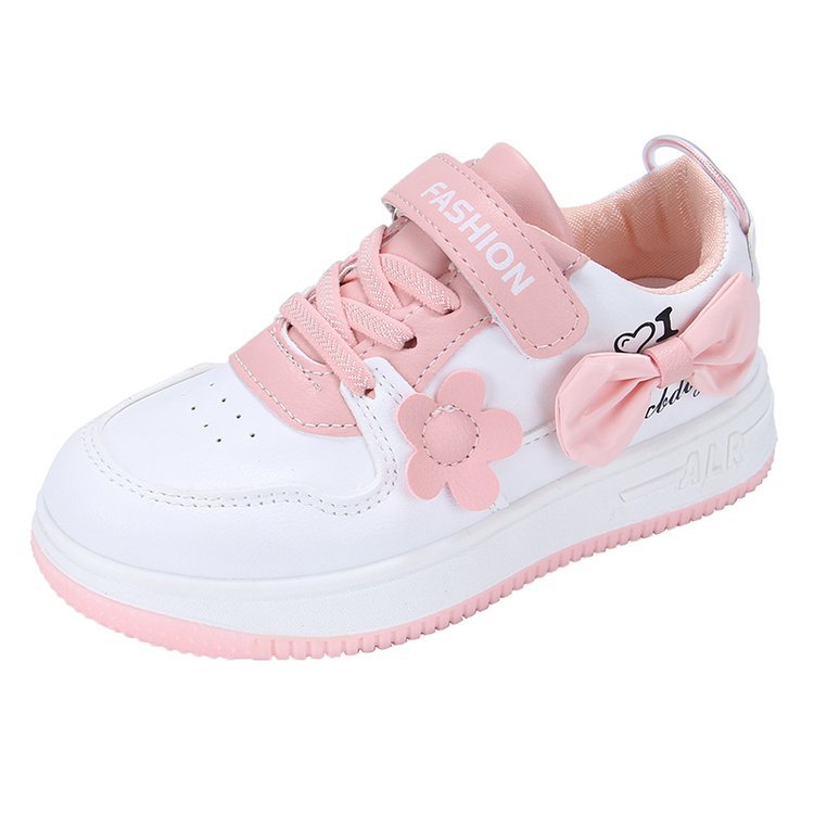 Zapatillas para niñas con lindas flores, estilo nuevo de primavera y otoño 2025, zapatos casuales para niñas mayores, zapatos para niñas al por mayor, estilo femenino.