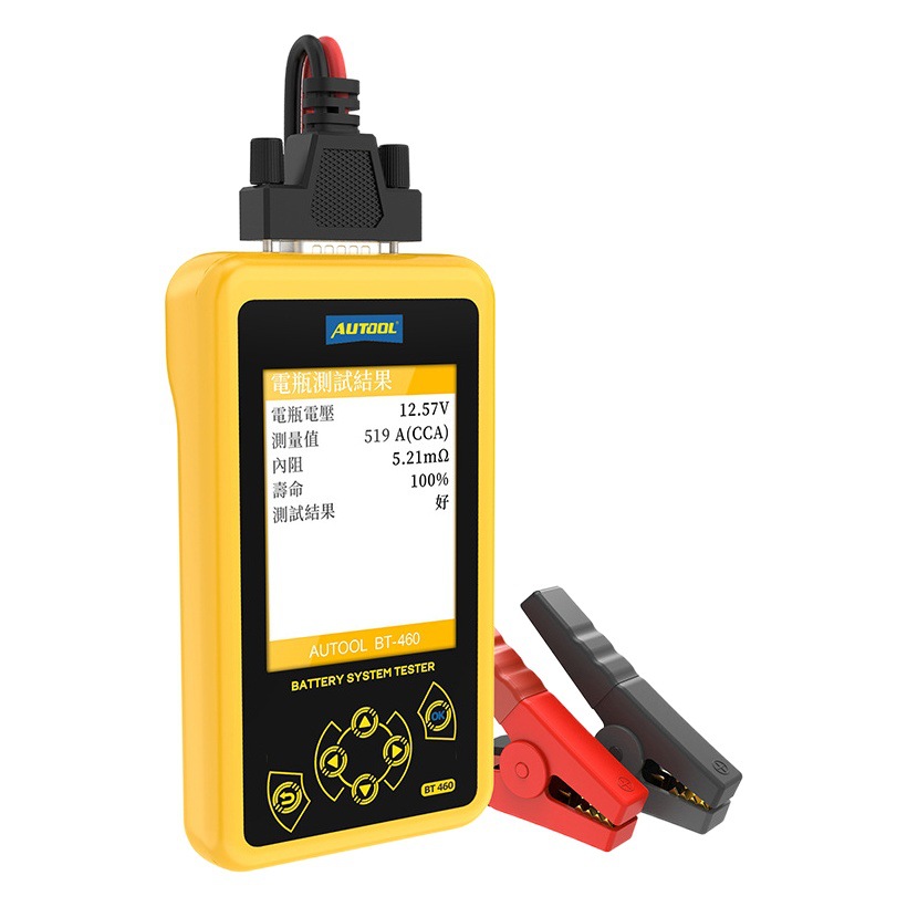 Autool BT460 detección de la batería del coche vida de la batería Medición de la capacidad de la batería resistencia interna Start tester