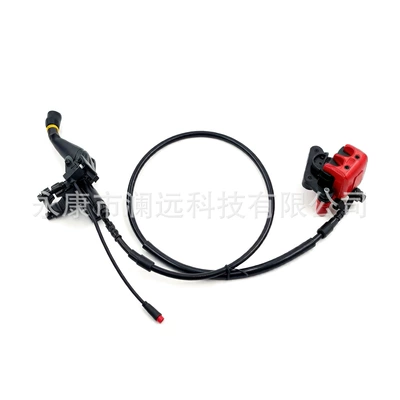 Suitable for Yozma in10 electric off-road motorcycle brake pump original vehicle brake caliper assembly braking component (Other brake systems) - yozma-in10-front-brake-assembly-red