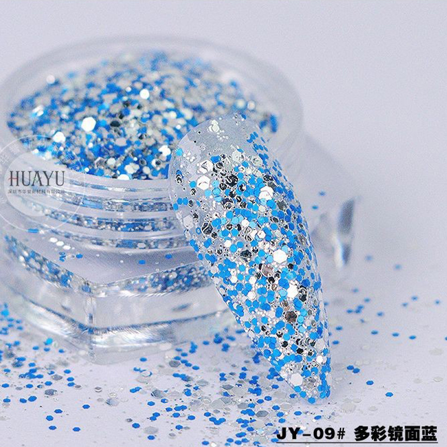 JY-09 # 컬러풀 미러 블루