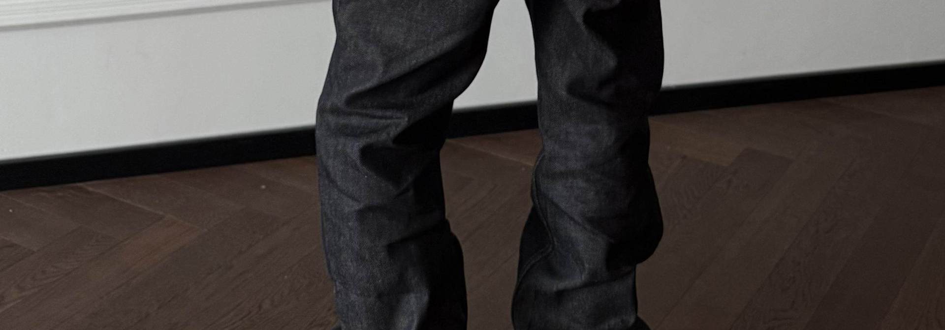Men's Classic Fit Washed Denim Jeans - Straight Leg Comfortable Cotton Pants For Casual Wear (Black, S-Xxl)_mkmklike.com