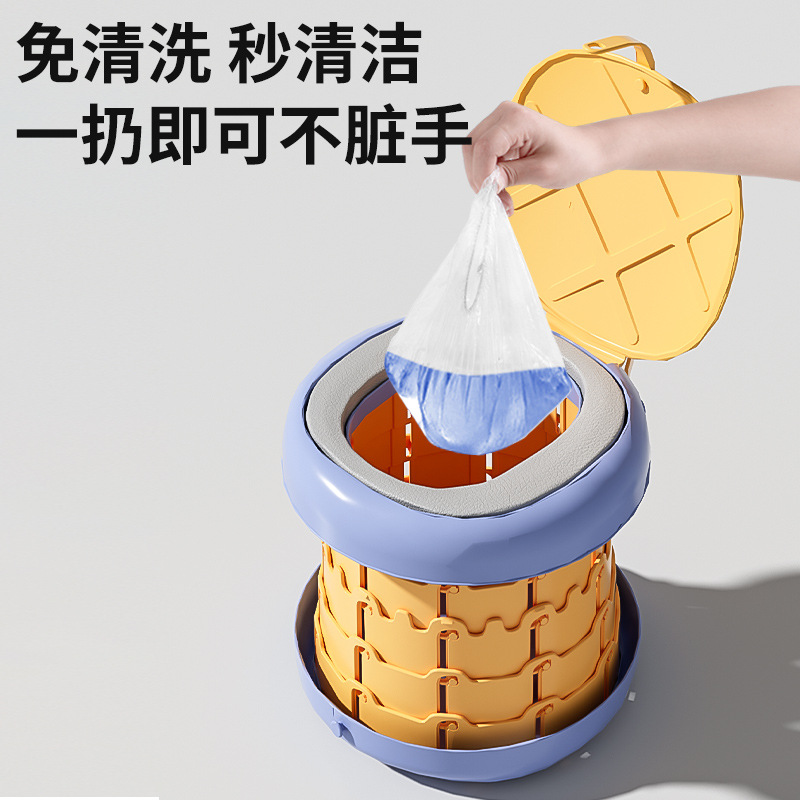 Inodoro plegable para niños orinal portátil para hombres de los niños orinal al aire libre inodoro de viaje para bebé