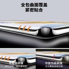 適用於榮耀90鋼化膜100pro曲面膜90pro高清膜x50全屏60/80手機膜