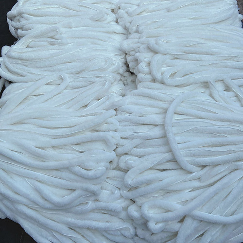 Artificial rabbit fur strips for Hanfu and Tang costume accessories, hat strips, cuff strips, cheongsam edging strips, white fur strips wholesale