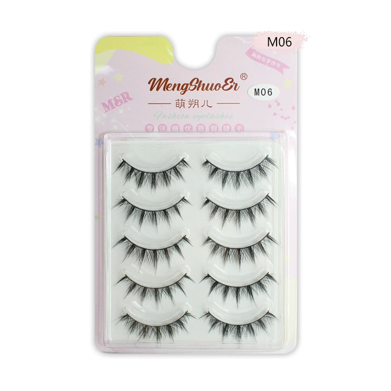 Little evil dense desire to fake eyelashes, прозрачные стержни, вся природная имитация женской группы новичок к cos Барби