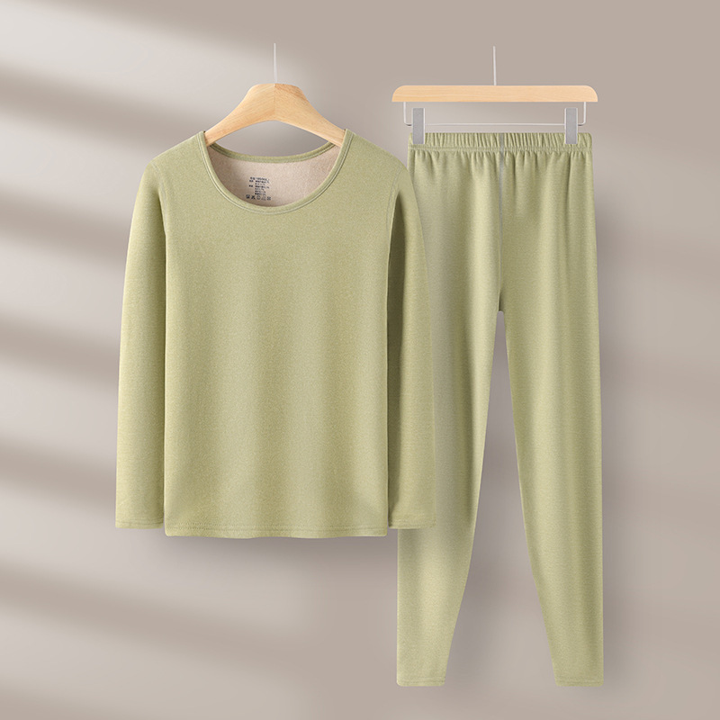 2024 New Men's Thermal Underwear suit fleece-lined Thickened Cashmere Silk Comfortable Soft Self-heating Warm 2024 New Men's Thermal Underwear suit fleece-lined Thickened Cashmere Silk Comfortable Soft Self-heating Warm
