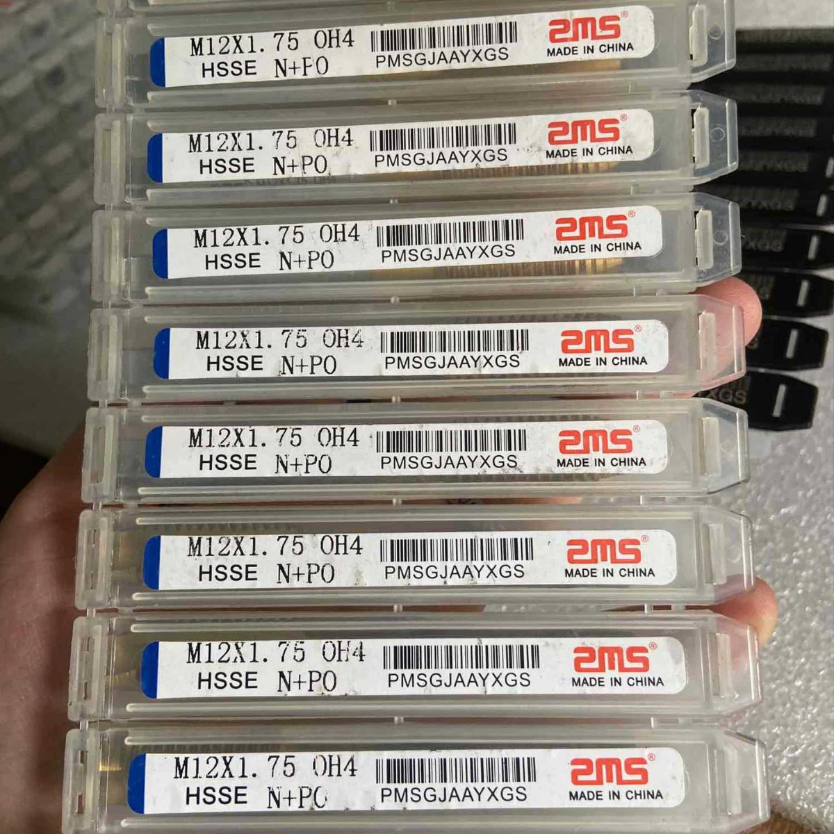 Кобальтсодержащий Метчик из нержавеющей стали, специальный Метчик с титановым покрытием M12, Apex, машинный метчик Pumson Yimaida