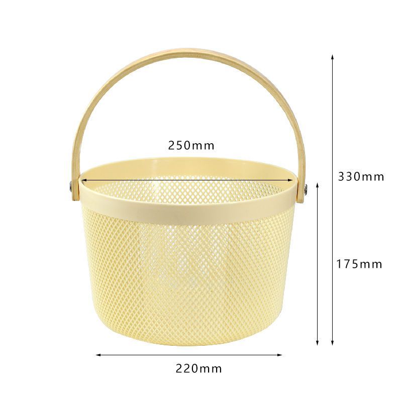 Estilo de cocina de baño canasta de almacenamiento Resalto canasta de almacenamiento de mano canasta de almacenamiento canasta de snack