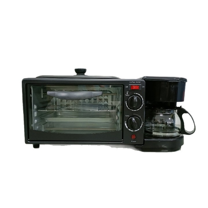 Máquina de desayuno 3 - en - 1 de comercio exterior, tostadora multifuncional doméstica, horno de café, máquina de desayuno image 6