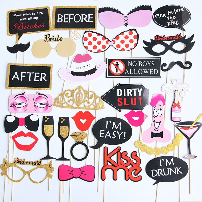 Foto de papel props Boda boda cumpleaños fiesta individual Halloween mano atmósfera decoración foto props