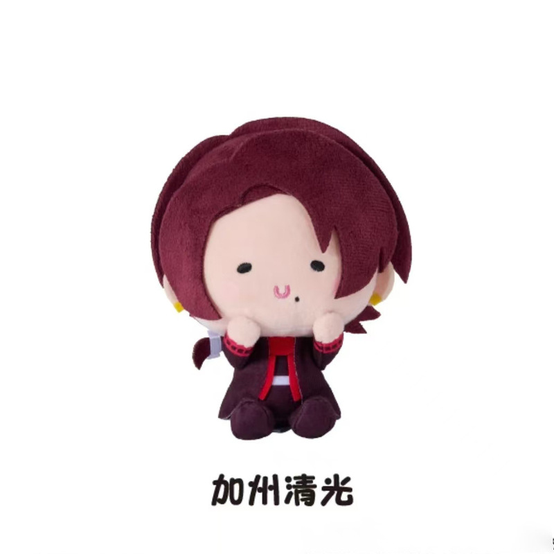 刀剑乱舞同人玩偶可爱加州清光棉花娃娃三日月宗近豆豆眼努努挂件|undefined