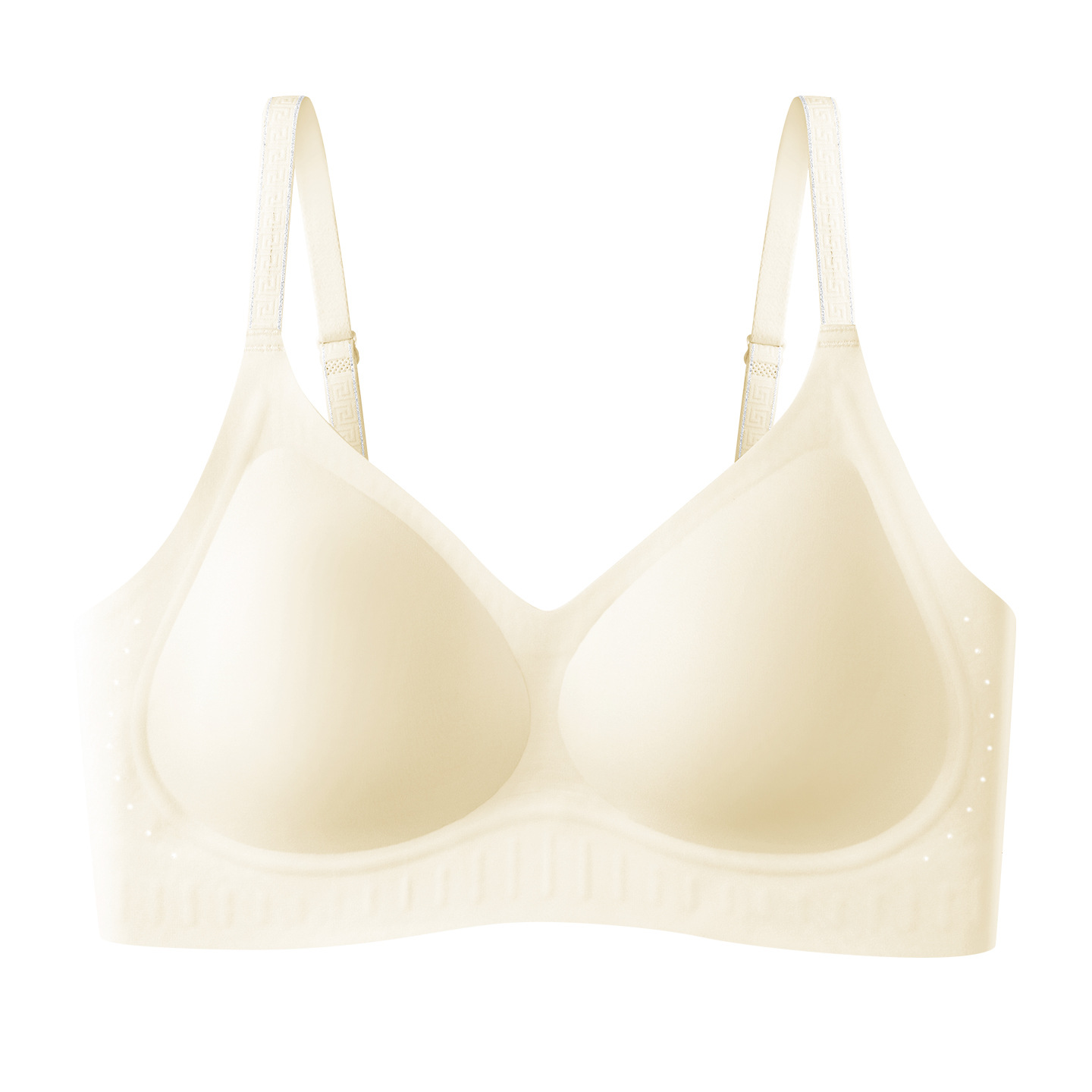 La base líquida es invisible y sin marcas, la ropa interior deportiva femenina se reúne en un sujetador de texto frío y transpirable para evitar la caída. image 9