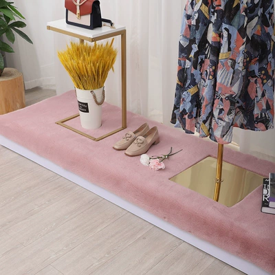 Wool pad Girly Cream-Style Large-Area Carpeting, Instagram-Style - customized-contact-customer-service-dusty-rose-short-pile