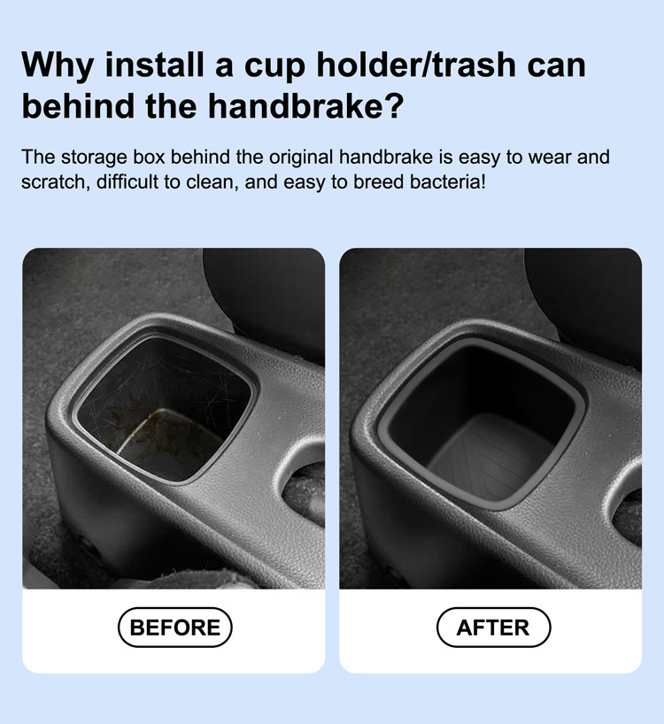Suitable for 16-24 Models of Suzuki Swift, Rear Center Console Cup Holder Cover, Swift Silicone Anti-Slip Mat, Car Accessories Modification