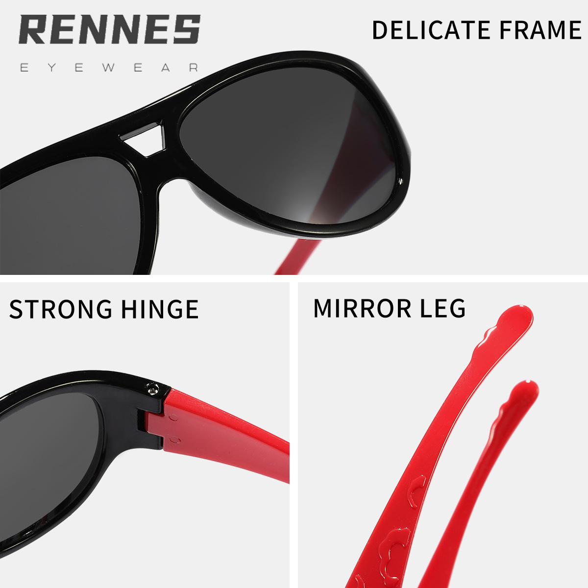 Gafas gafas de sol para niños y niñas gafas de sol de verano a prueba de rayos UV gafas de sol piloto de doble haz de moda