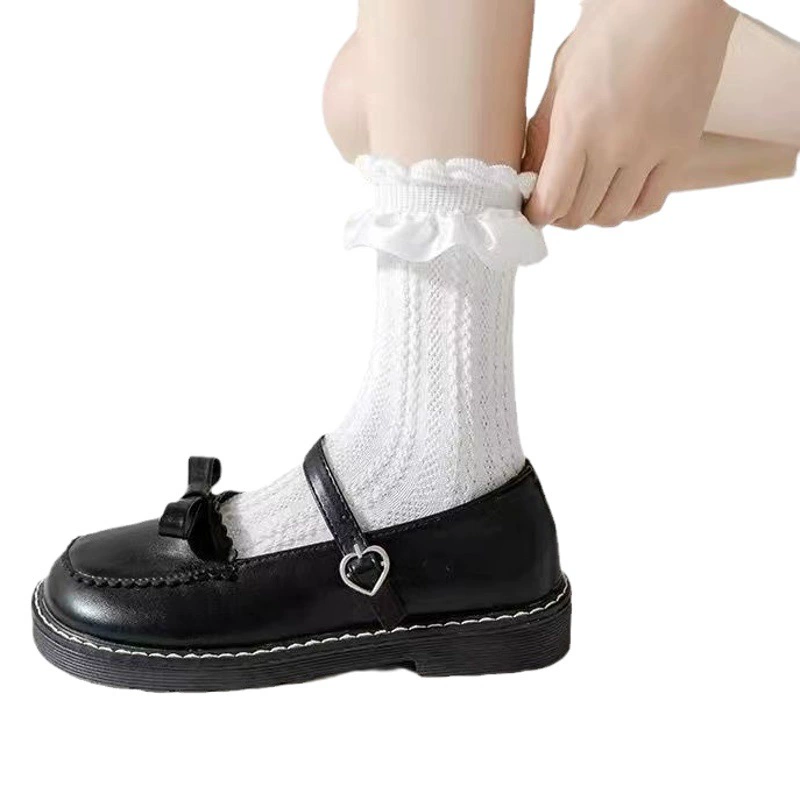 Носки женские японские кружевные носки в академическом стиле Лолита девушка милая обувь Мэри Джейн кружевные носки оптом