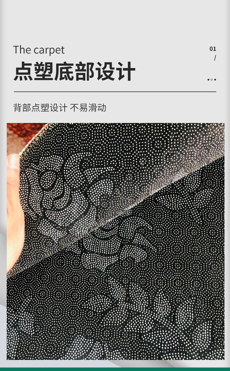 民族风地毯,客厅地毯,圆形地毯,卧室床边毯,地毯地垫