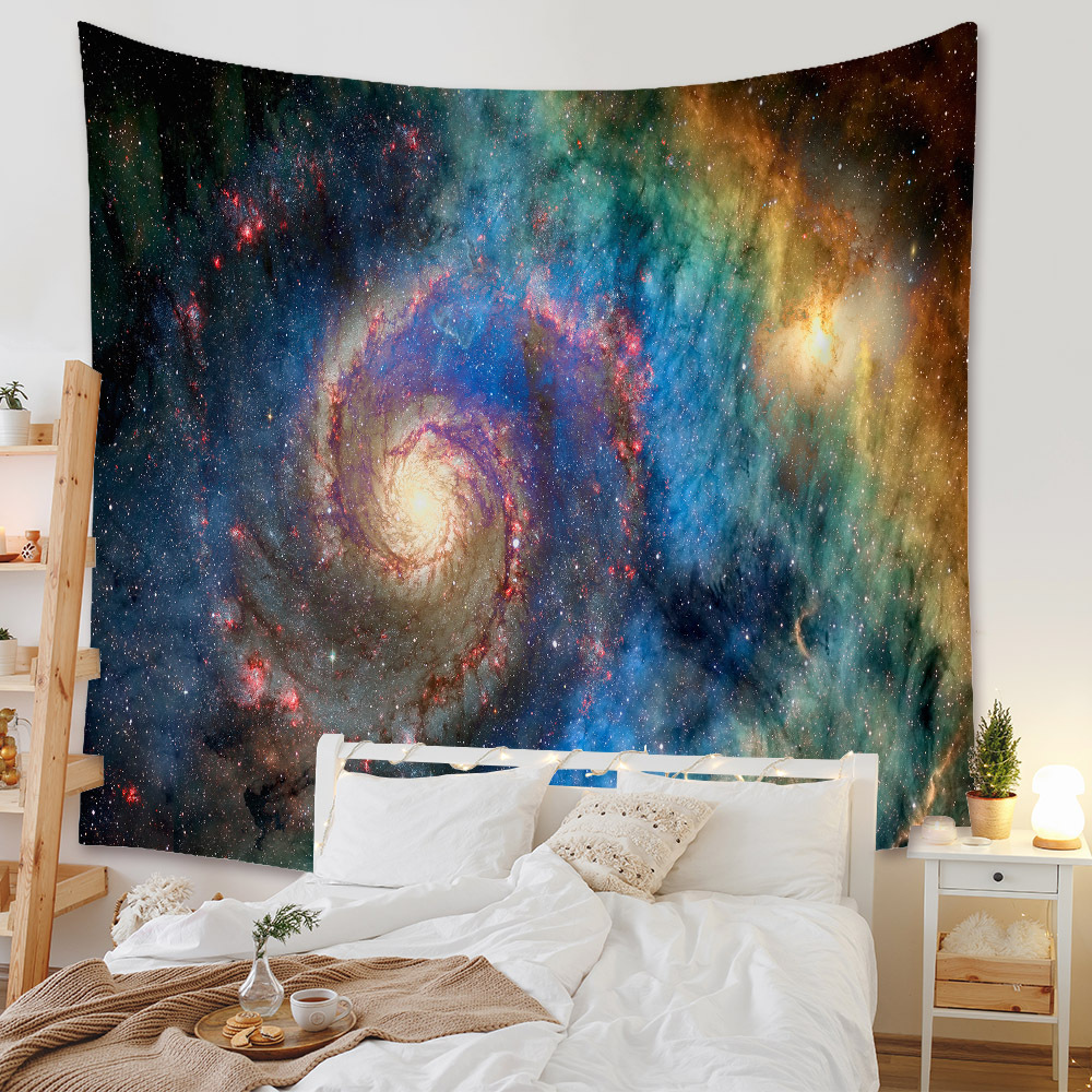 Fashion Universe Painting Wall Decoration Cloth Tapestry Wholesale Nihaojewelry display picture 104