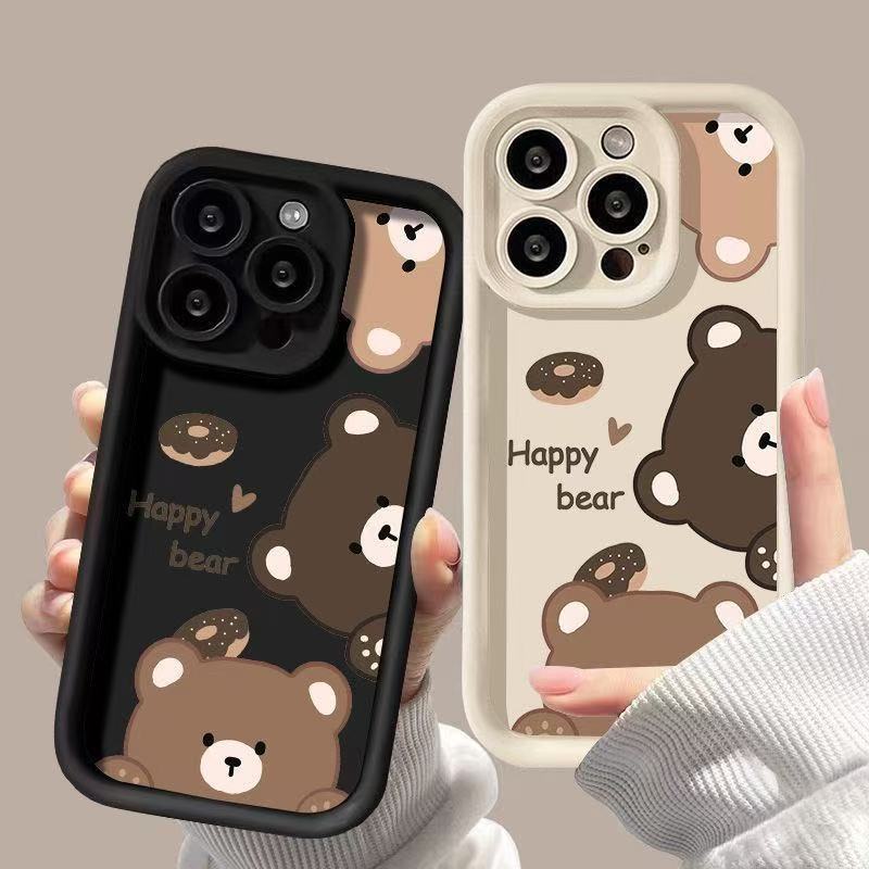 Funda para teléfono iphone16pro linda aplicable Apple 15 anti-caída 14 dibujos animados 13promax nuevo 12x11xr