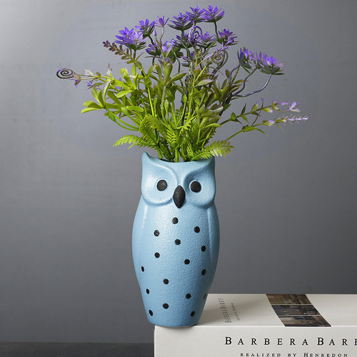 Nordic light luxury starry dried flowers with vase creative living room flower arrangement white porcelain flower vessel dining table ceramic vase ornaments
