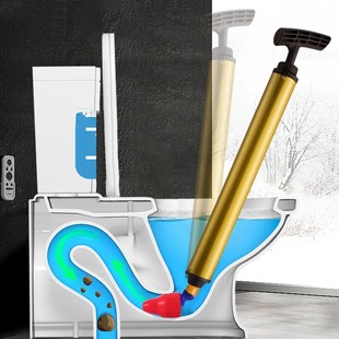 Toilet Plunger Tool for Unclogging Toilet Pipes and Drains