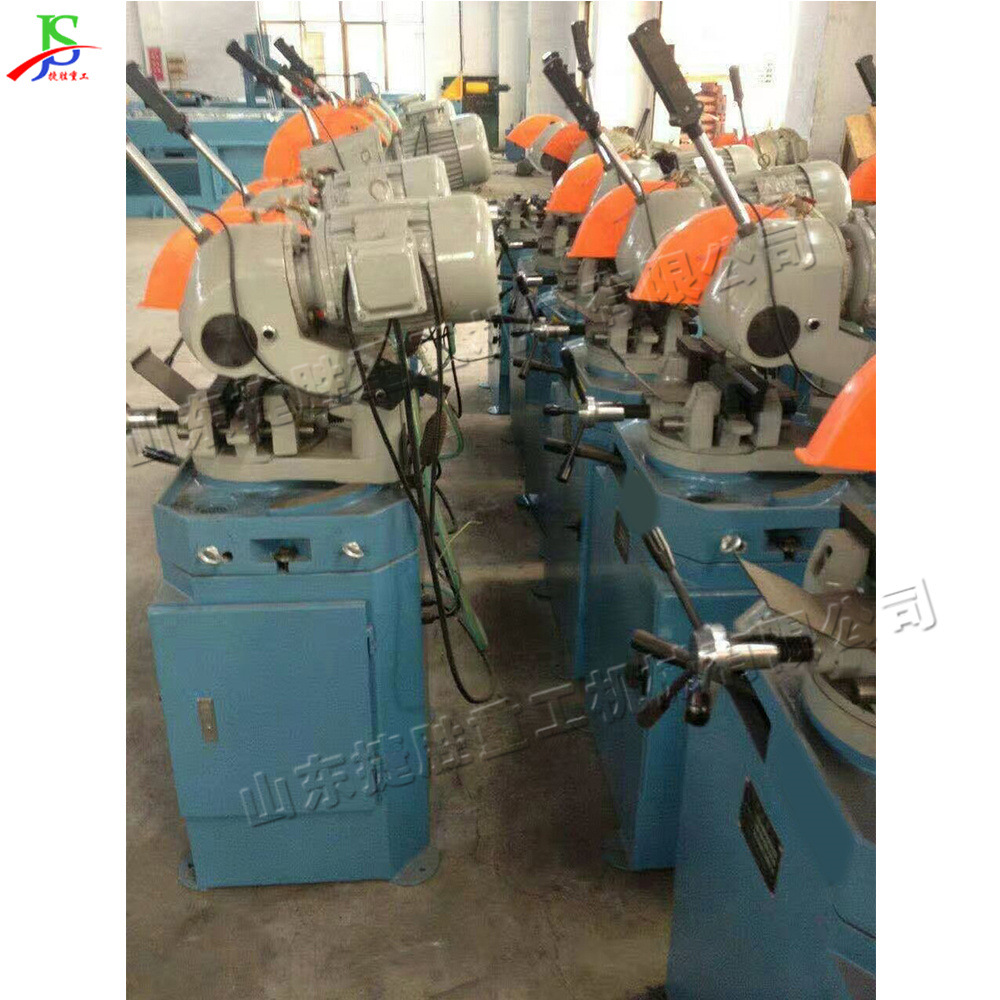 Máquina automática de corte de tubería de acero de escritorio cuchilla de sierra metálica máquina de corte y descarga pequeña máquina de corte de revestimiento de acero zinc
