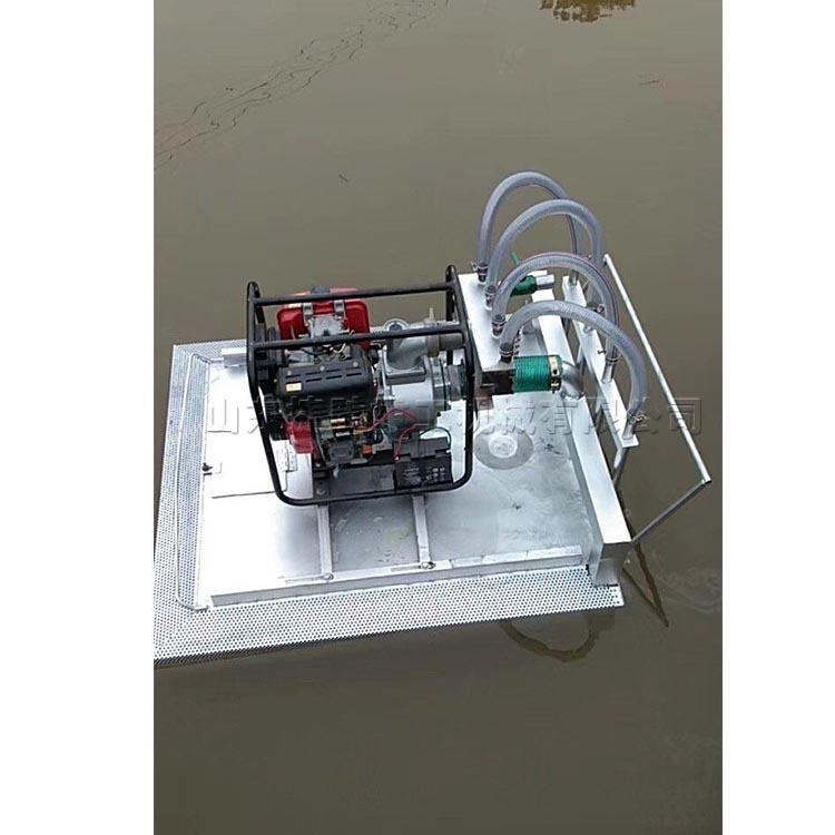 Máquina de excavación de raíz de loto autopropulsada de Lago agrícola equipo de excavación de raíz de loto Raíz de loto herradura cosechadora de acero inoxidable