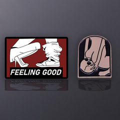 合金材質胸針歐美新款趣味風創意搞怪徽章時尚別針小飾品朋克胸針