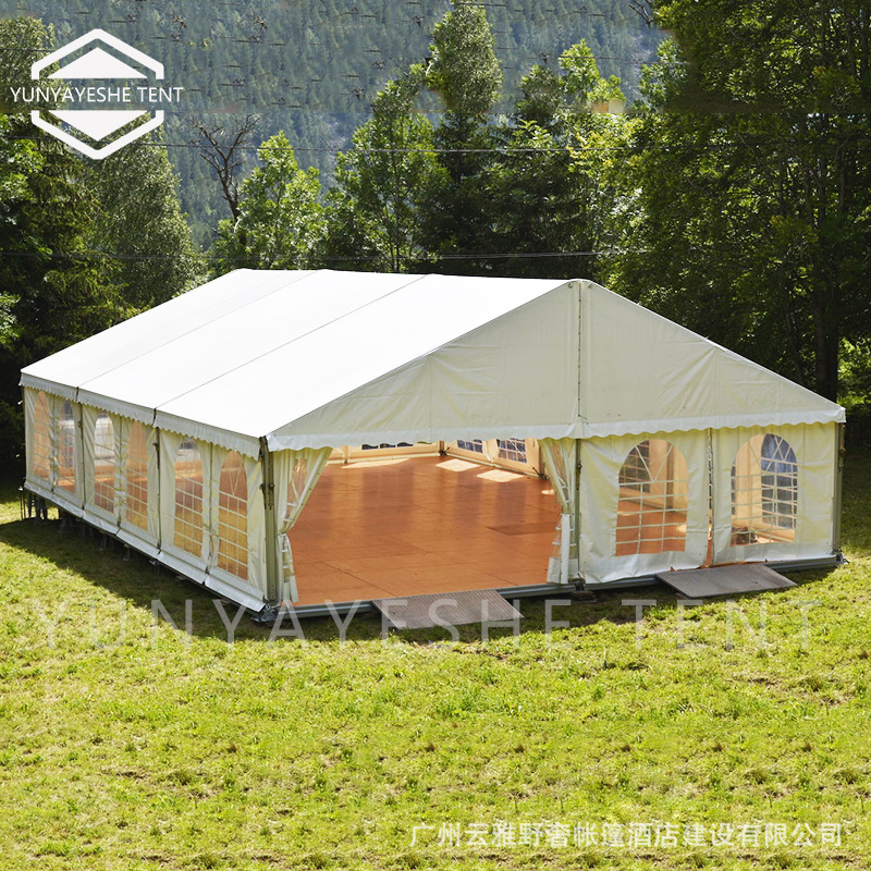 出售10米跨度 15米跨度铝合金帐篷 人字顶篷房 户外活动遮阳棚